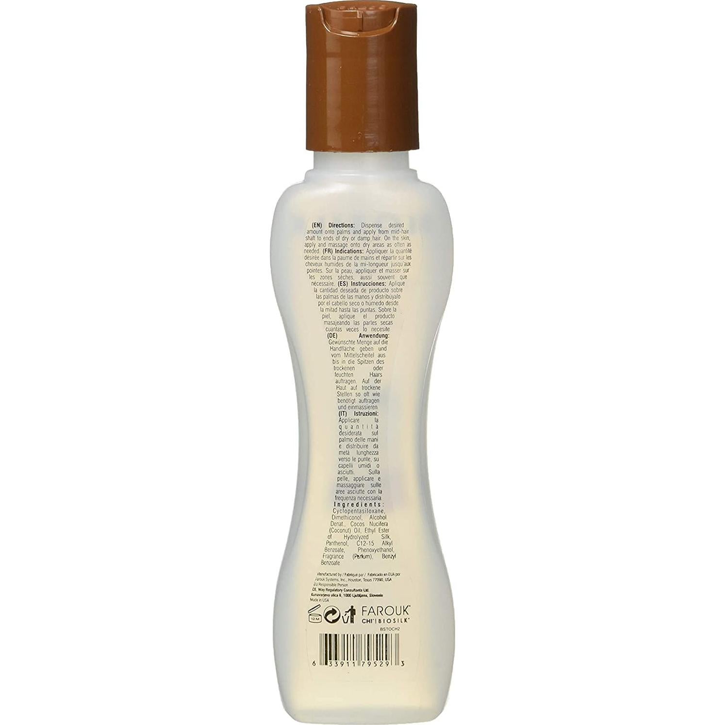 Tratamiento Sin Enjuague Biosilk con Aceite de Coco 64 ml