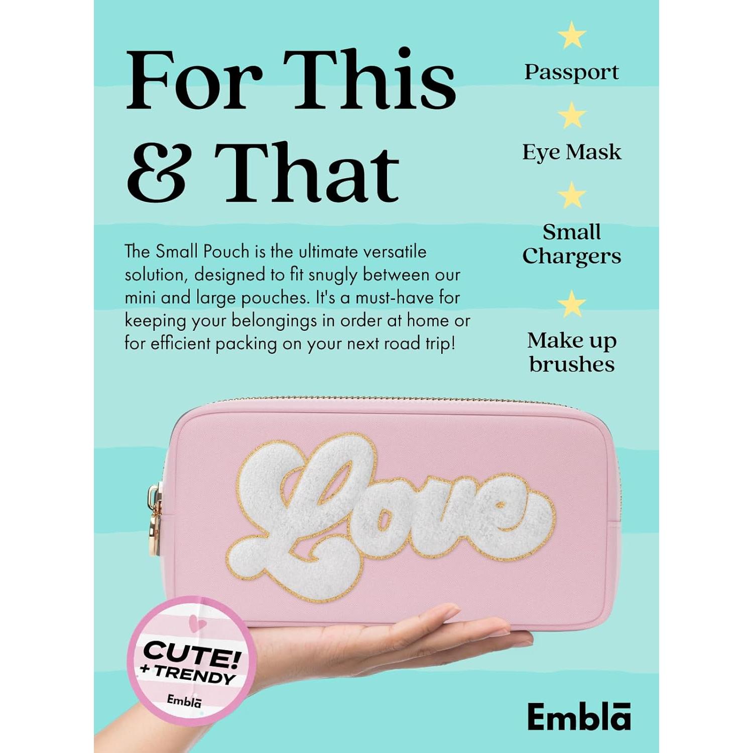 Bolsa de Maquillaje Pequeña Embla Flamenco Amor 12.7cm