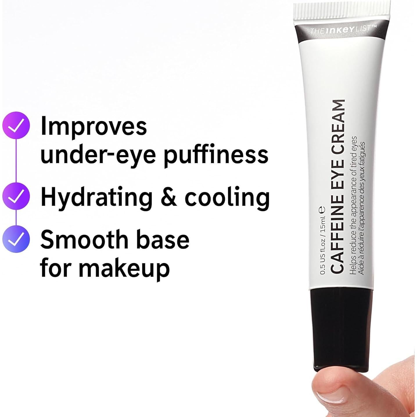 Crema para Ojos La Lista INKEY con Cafeína 14.79 ml