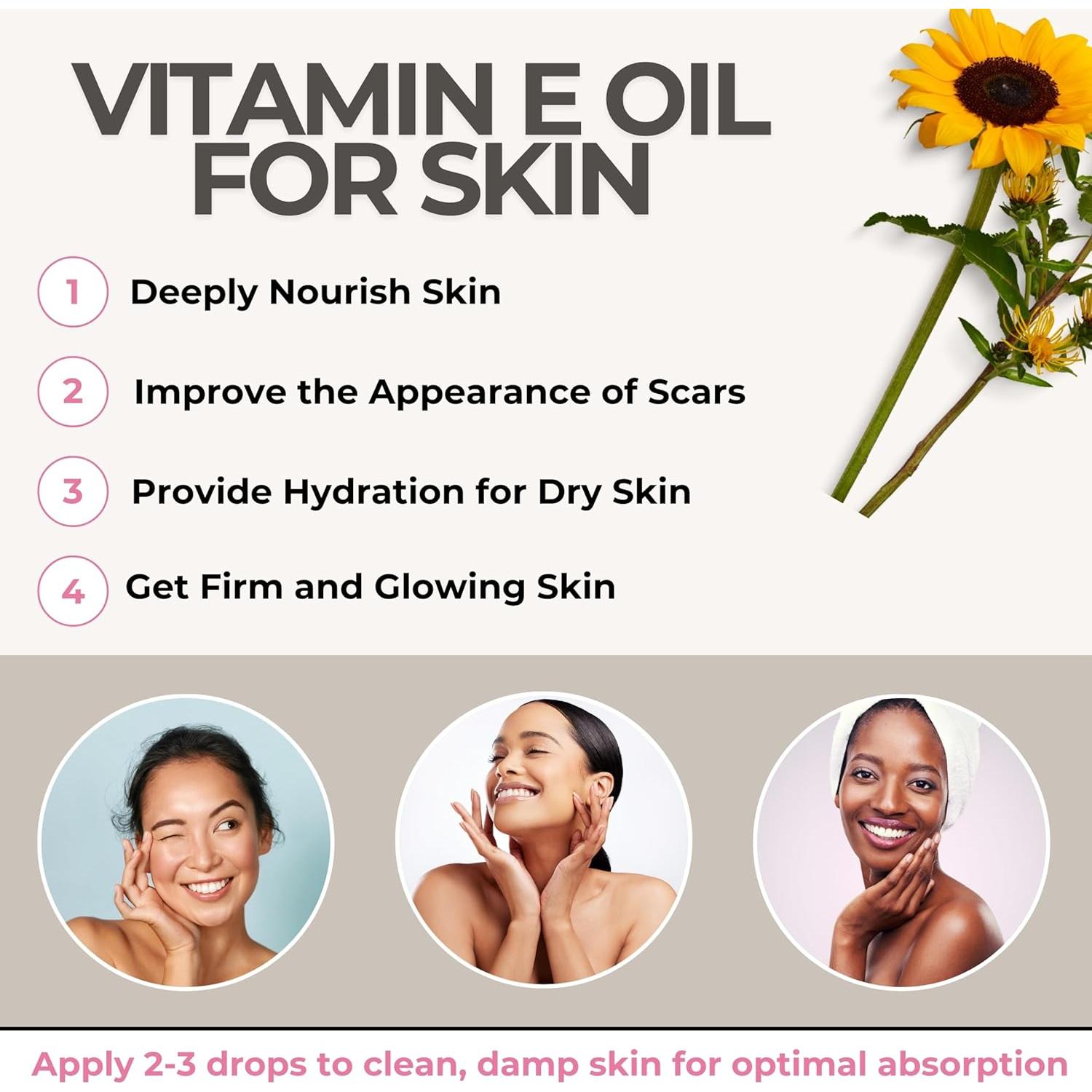 Aceite de Vitamina E 100% Puro Leven Rose 30 ml Orgánico