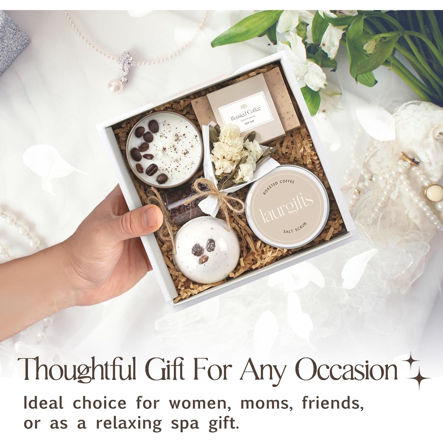 Caja de Spa de Café LaurGifts - Regalo Relax para Mujeres