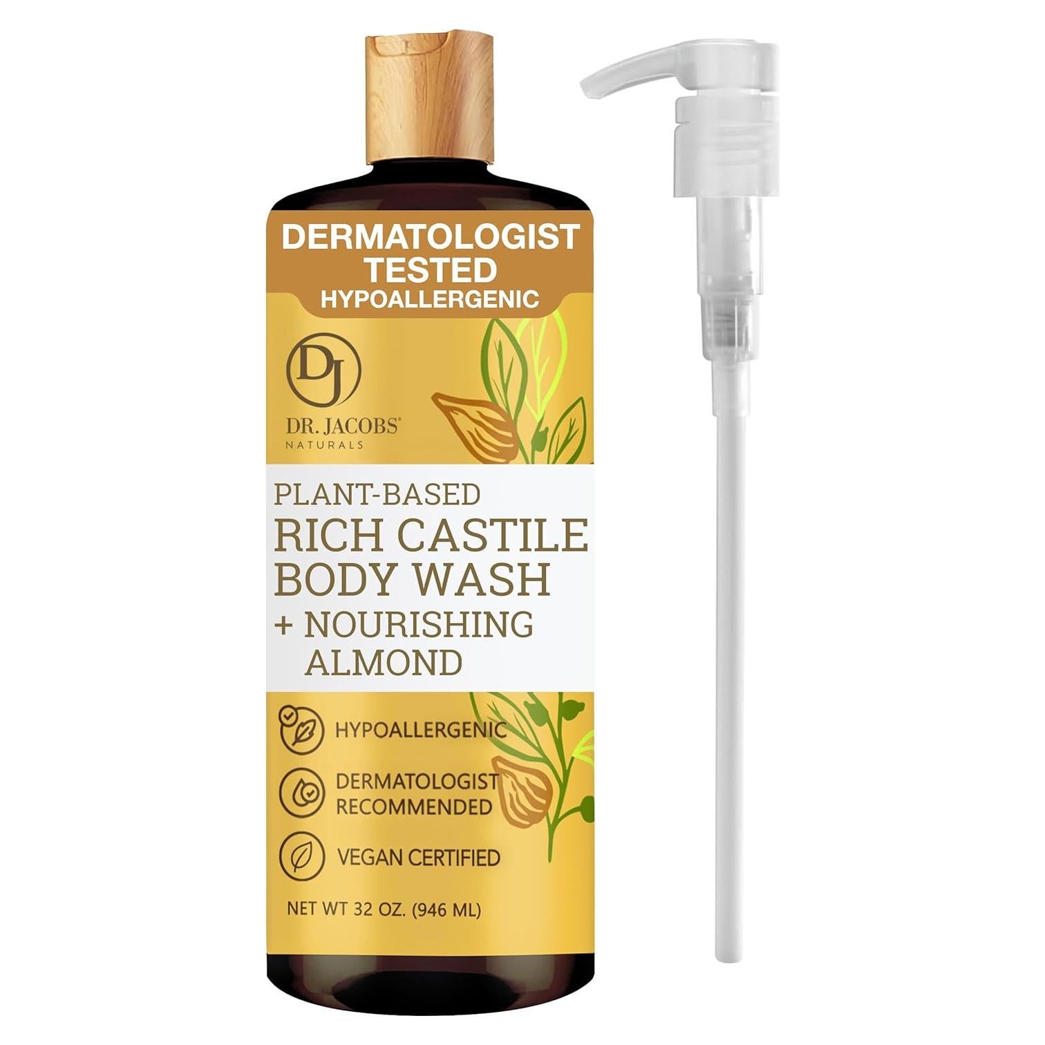 Jabón Corporal Natural Dr. Jacobs Almendra 907g - Hidratante