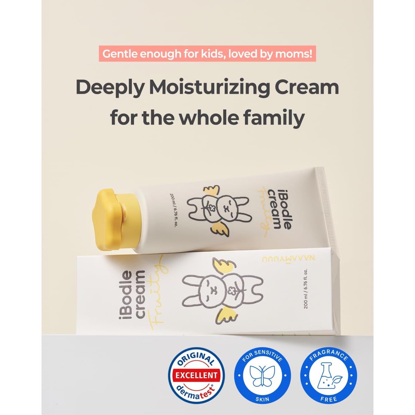 Crema Frutal KOLMAR para Piel Sensible 200ml - Hidratante Hipoalergénico