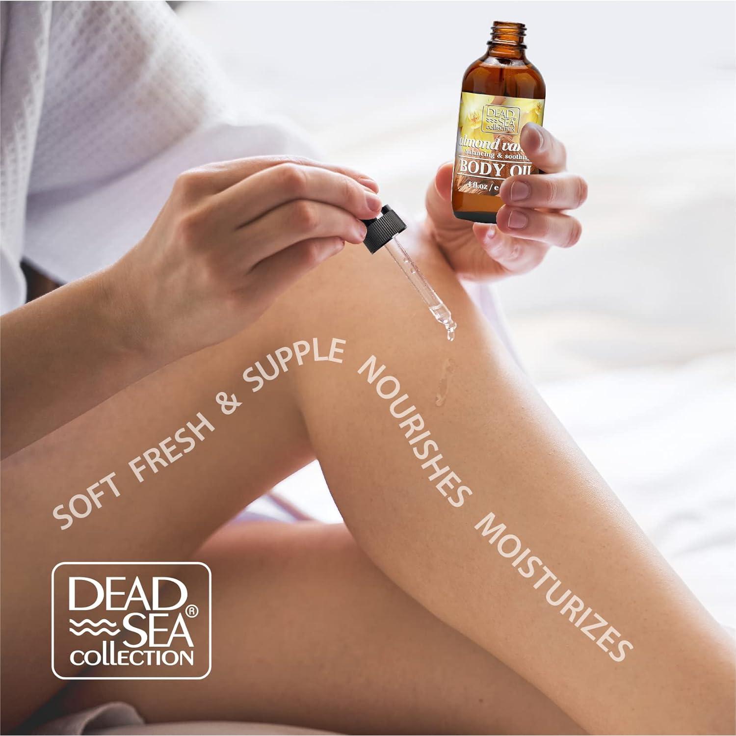 Aceite Corporal Hidratante Almendra y Vainilla 118.3 ml - Colección del Mar Muerto