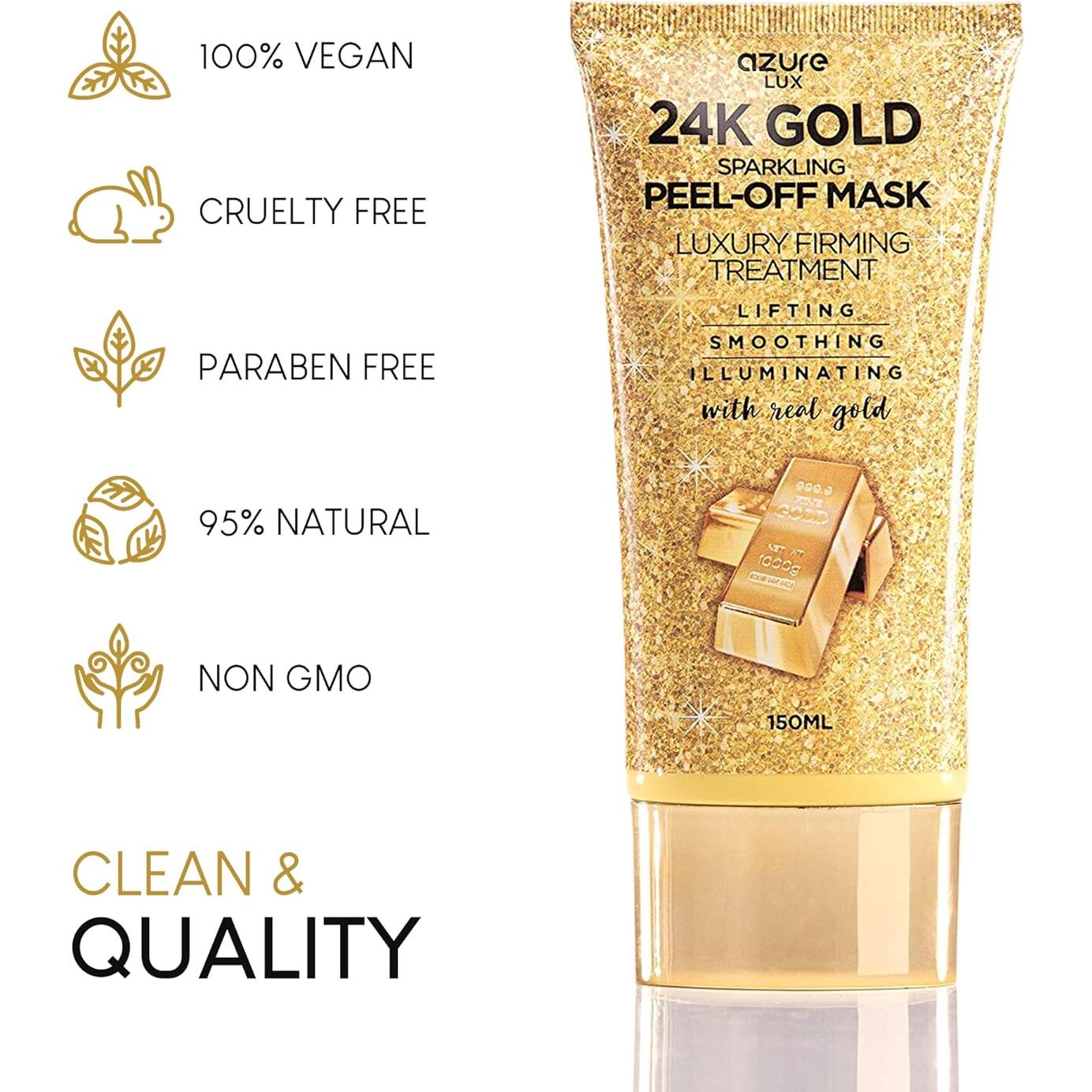 Máscara Facial Peel Off Oro 24K Just Solutions 150mL