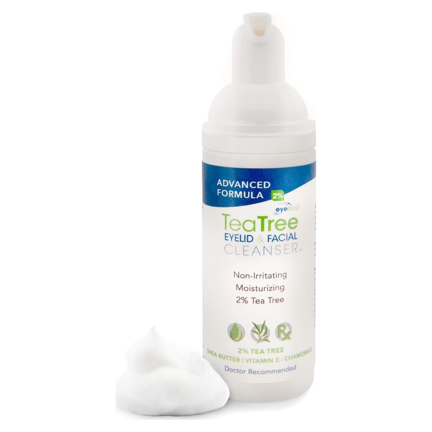 Limpiador Facial y de Párpados EyeEco 50mL - Sin Irritantes