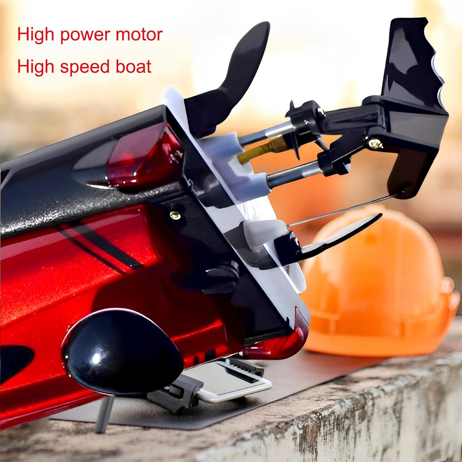 Barco RC DZH808 de alta velocidad 37 km/h con autoenderezado