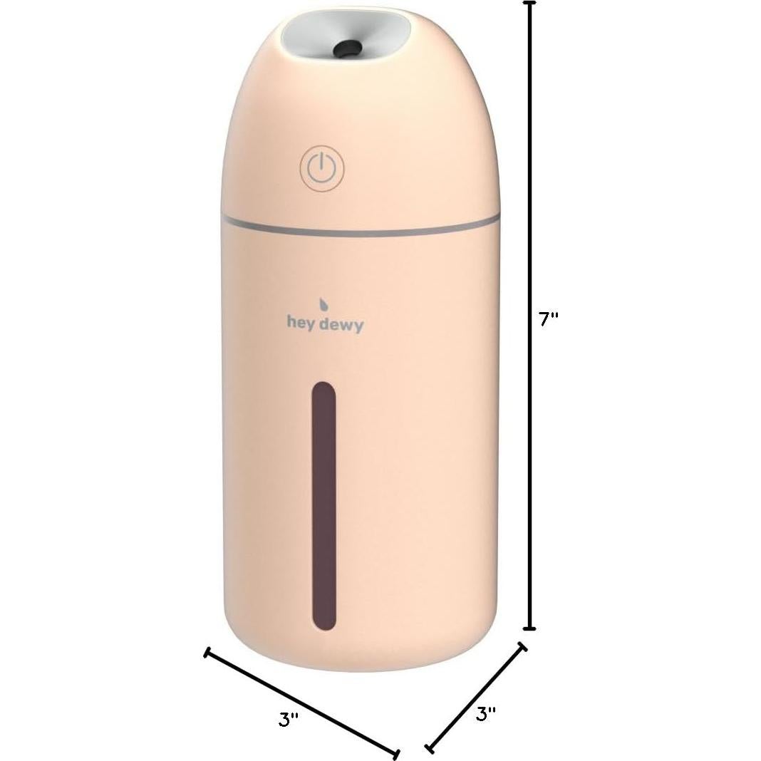 Humidificador Portátil Hey Dewy Rosa Inalámbrico Recargable