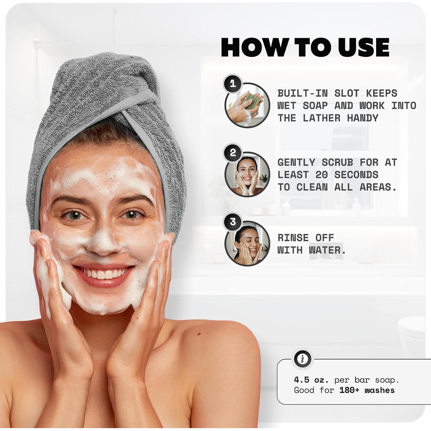 Jabón Natural en Barra Iron Lion - Paquete Asortido 6 Aromas