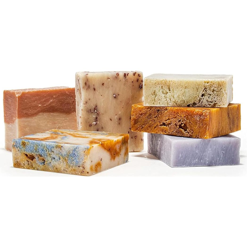 Jabón Natural en Barra Iron Lion - Paquete Asortido 6 Aromas