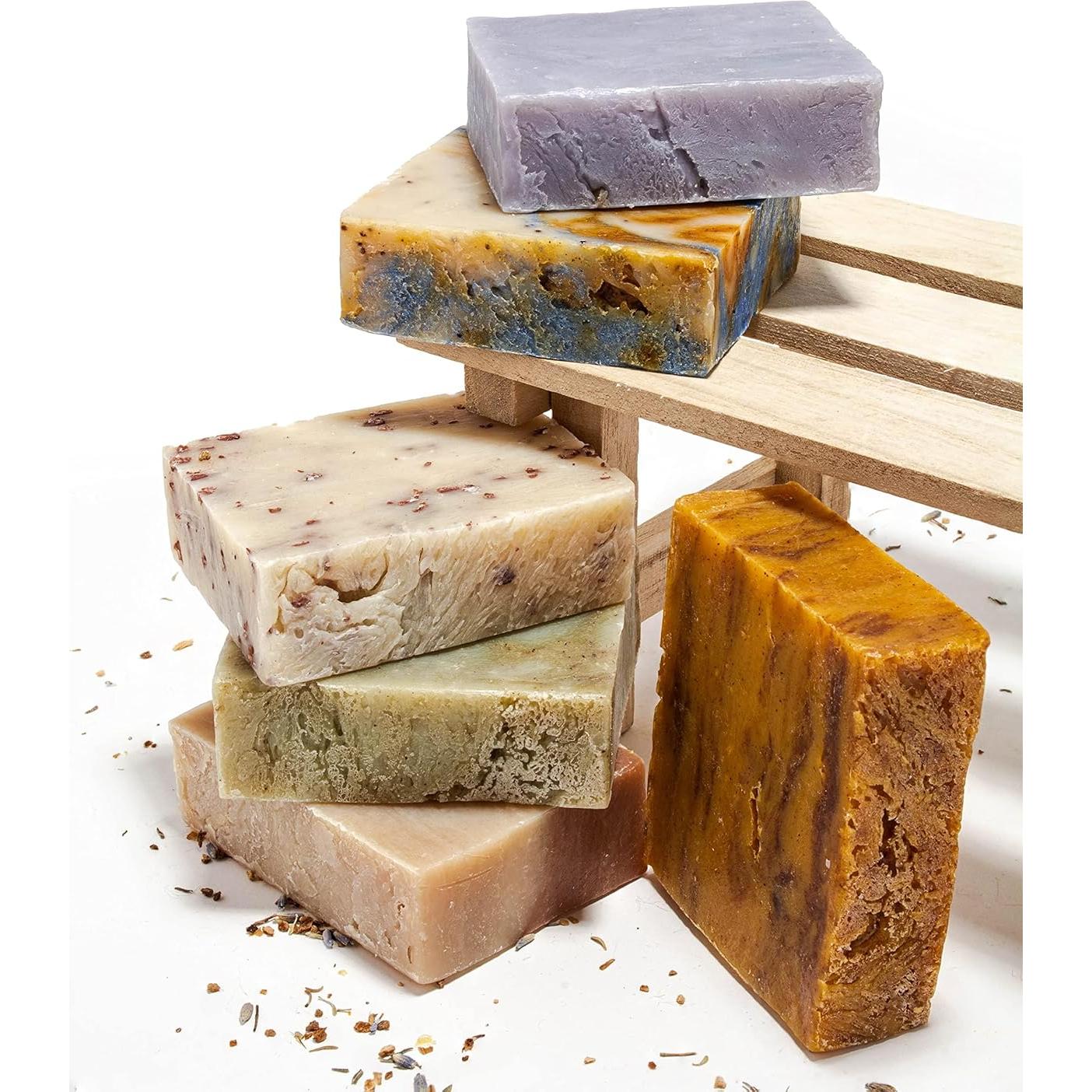 Jabón Natural en Barra Iron Lion - Paquete Asortido 6 Aromas