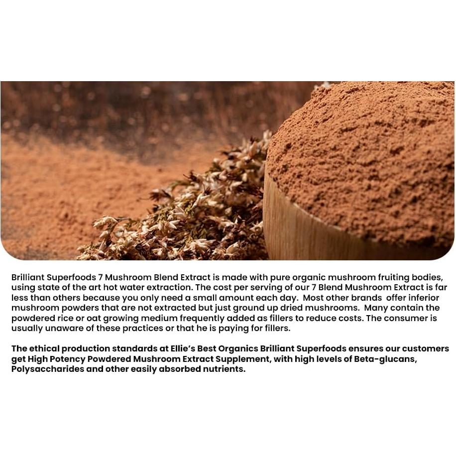 Suplemento Orgánico de Hongos 7 Mezcla Mejor 113.4g