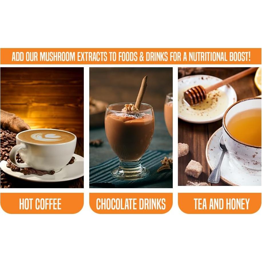 Suplemento Orgánico de Hongos 7 Mezcla Mejor 113.4g