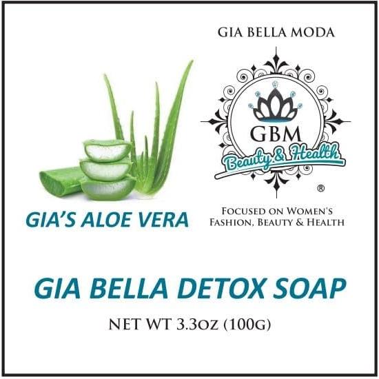 Jabón Detox GIA BELLA 93.4g - Natural con Aloe Vera