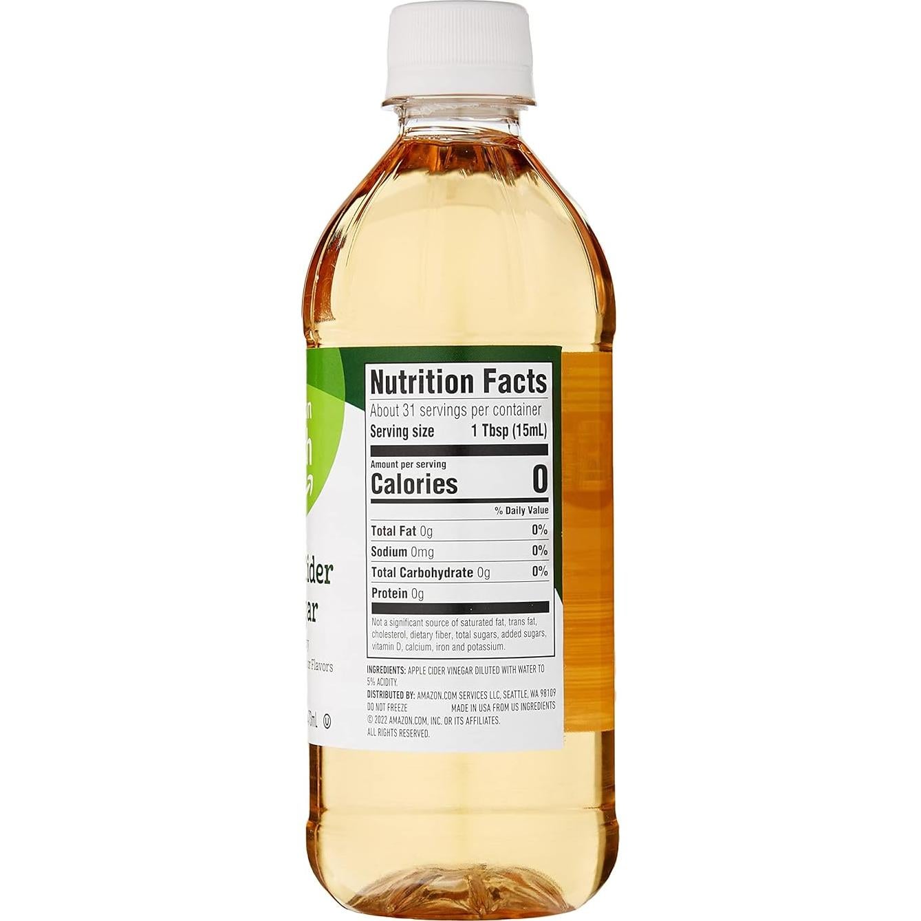 Amazon Fresh, Apple Cider Vinegar, 16 Oz