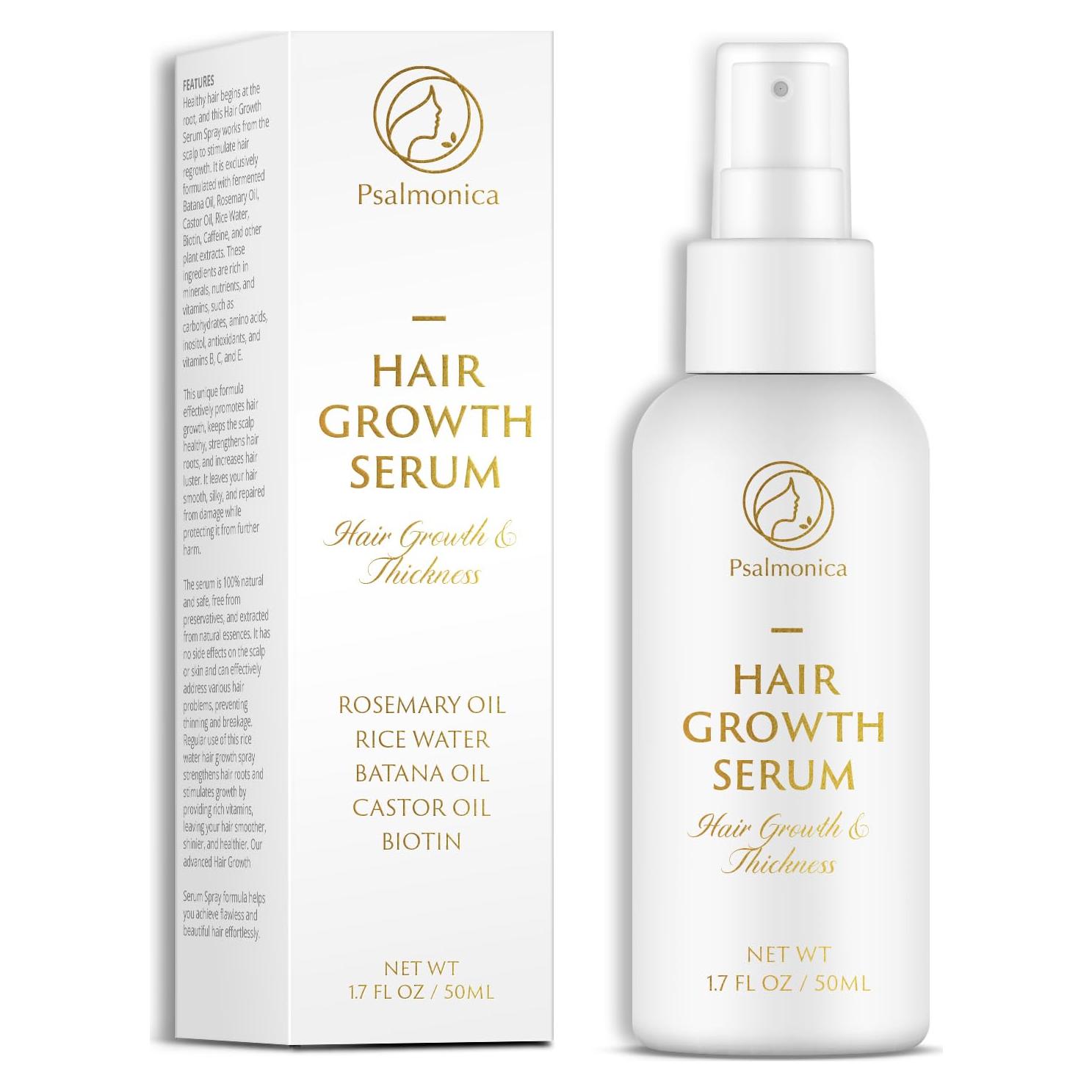 Suero Crecimiento Cabello Morgen Rosee 50 ML - Aceite Natural