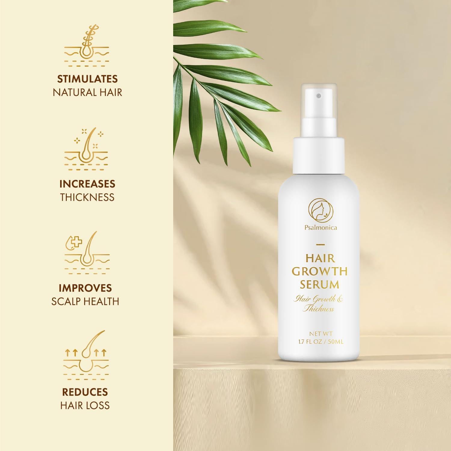 Suero Crecimiento Cabello Morgen Rosee 50 ML - Aceite Natural