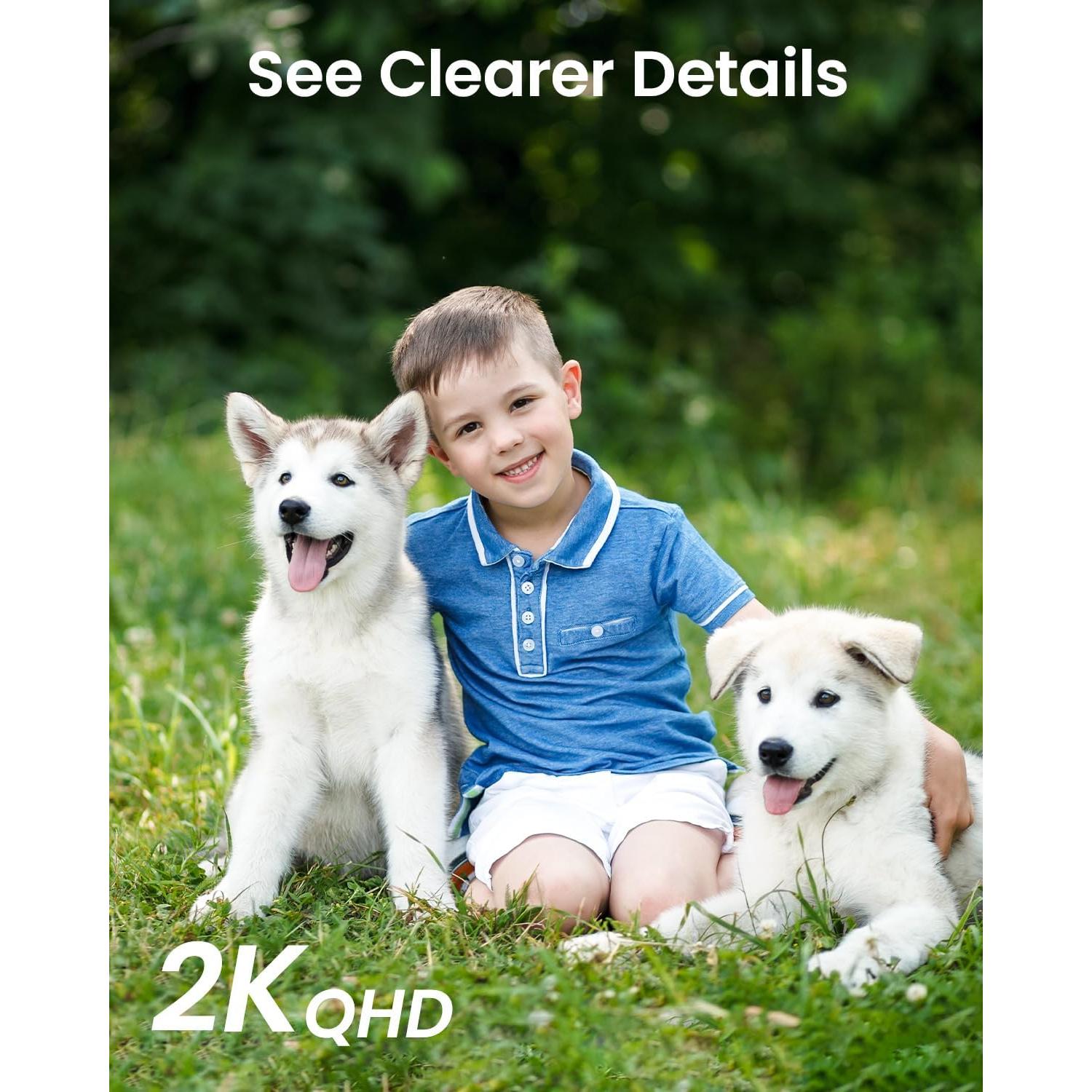 Cámara de Vigilancia WiFi DEKCO 2K Domo 360° Exterior