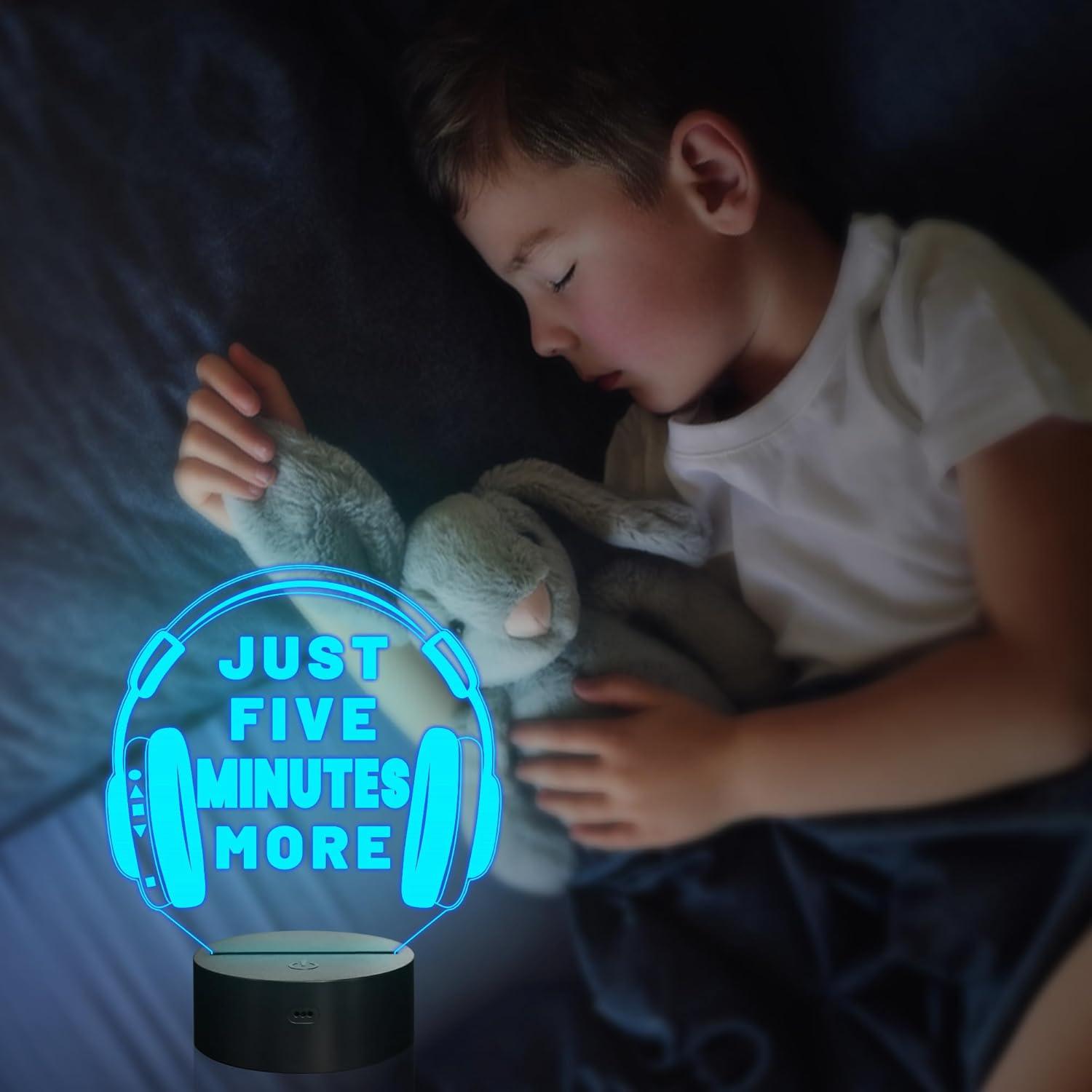 Lámpara Nocturna 3D Attivolife Juego 2 Control Remoto 16 Colores