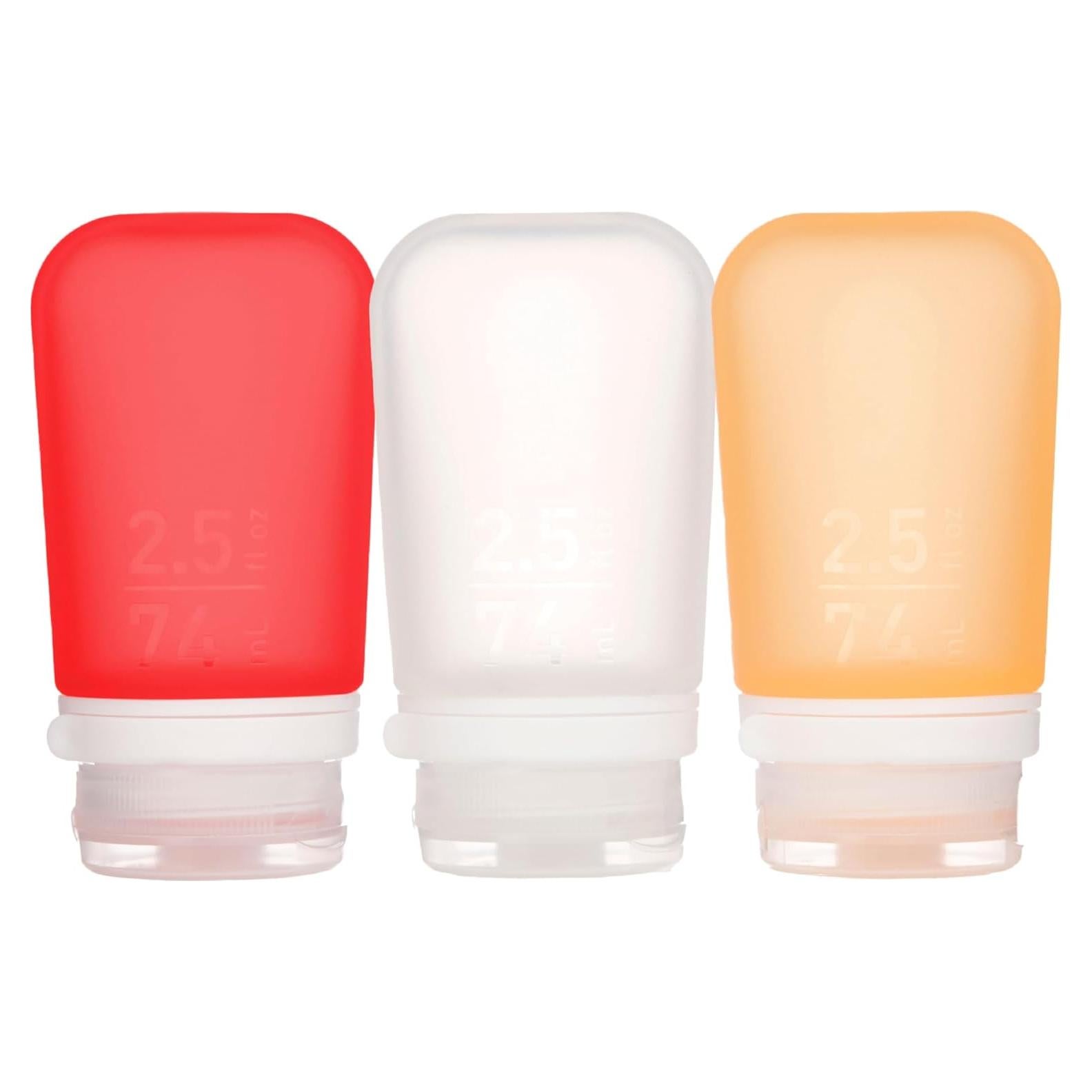 Botella de Viaje Reutilizable humangear GoToob+ 74ml 3-Pack