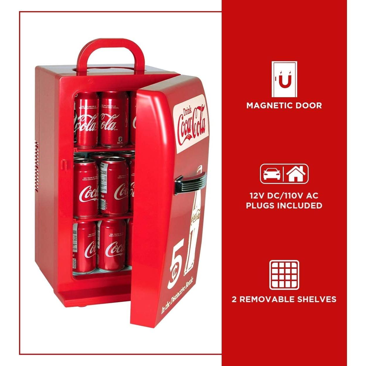 Refrigerador Mini Koolatron CCR-12 Vintage Coca-Cola 22L