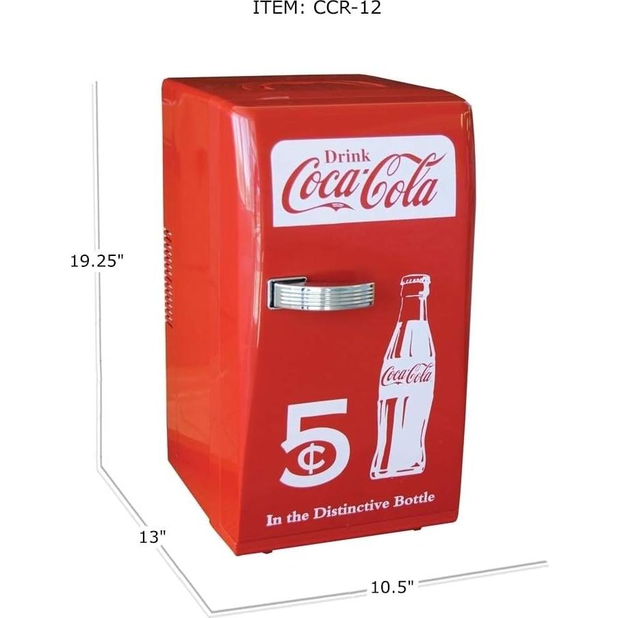 Refrigerador Mini Koolatron CCR-12 Vintage Coca-Cola 22L