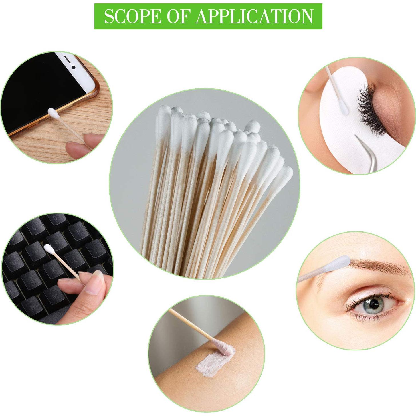 Bastones de Algodón Tbestmax 15 cm - 500 Piezas Estériles