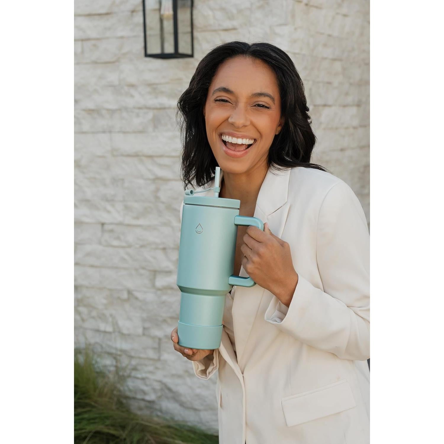 Taza Infusion Pro 1.18 L Acero Inoxidable Azul con Infusor