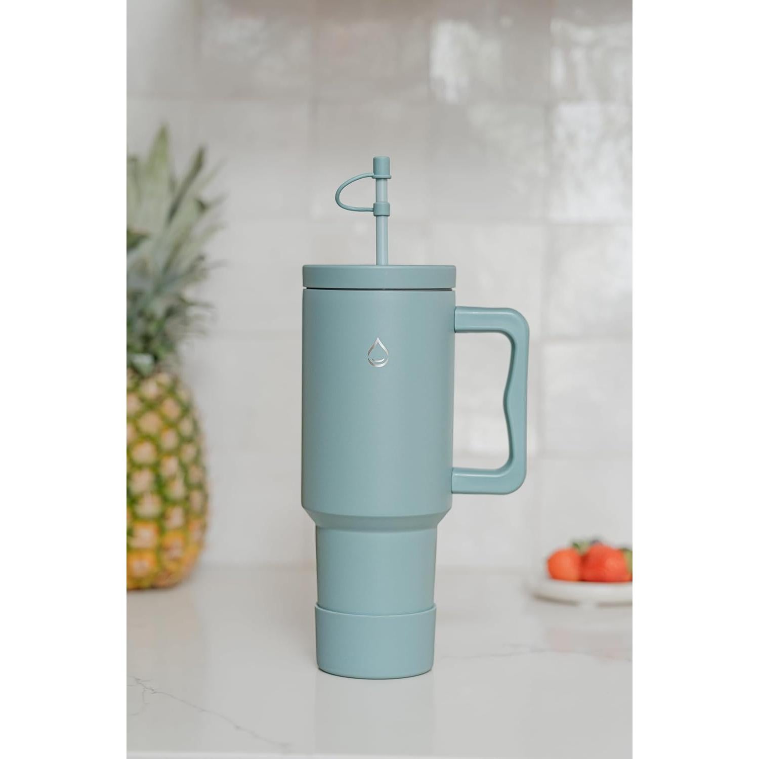 Taza Infusion Pro 1.18 L Acero Inoxidable Azul con Infusor