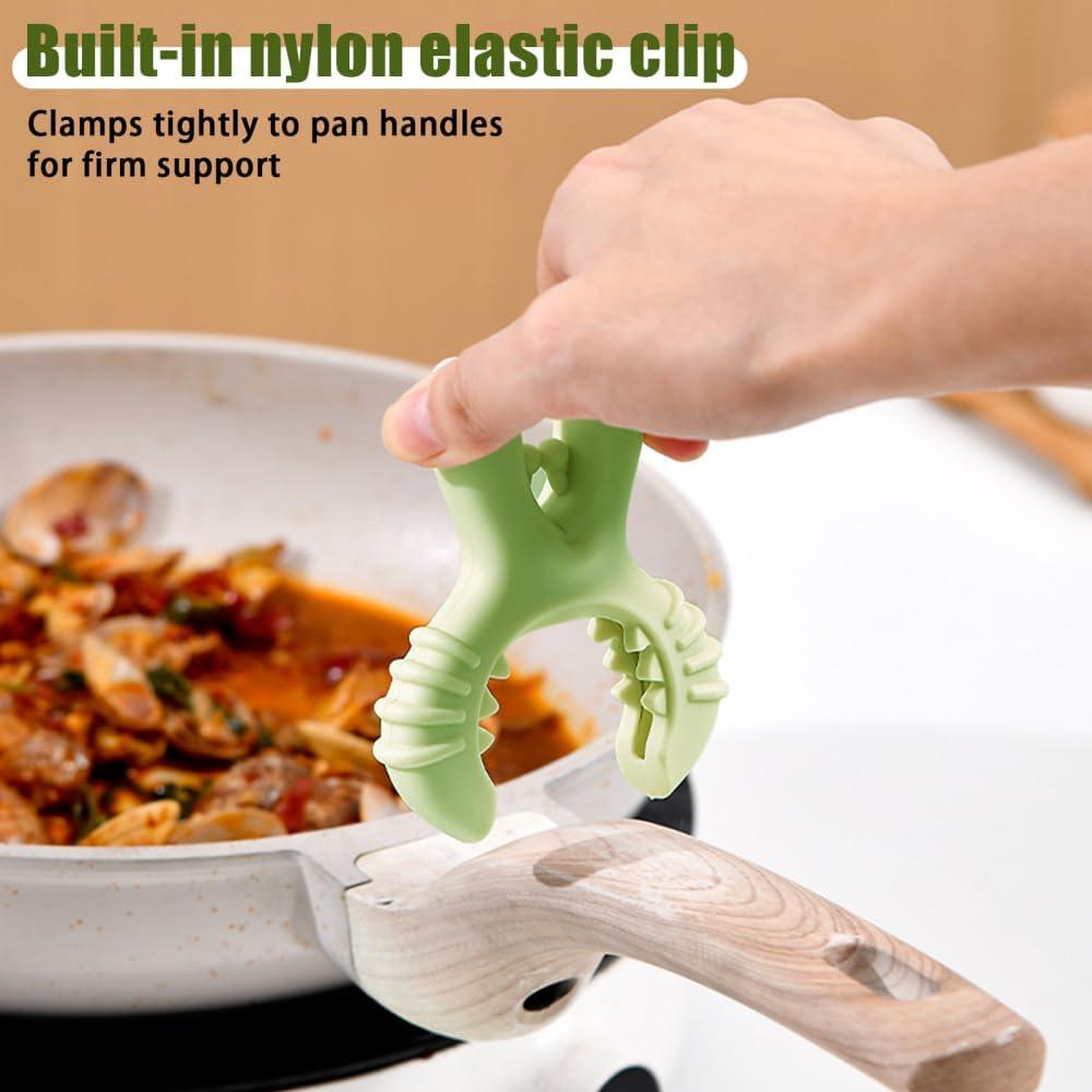 Soporte de Silicona para Espátula MiOYOOW - 2PCS Cangrejo