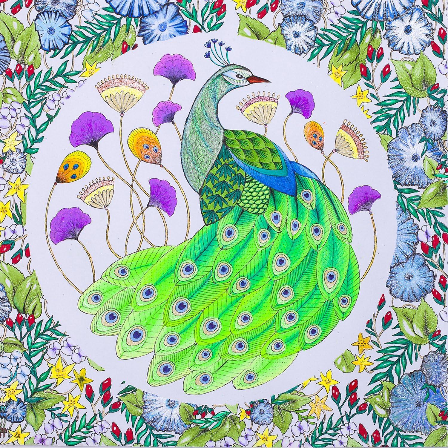 TANMIT 100 Coloring Gel Pens Set for Adults Coloring Books- Gel Colored Pen for Drawing, Writing & Unique Colors Including Glitter, Neon, Standard, Symhony, Milky & Metallic