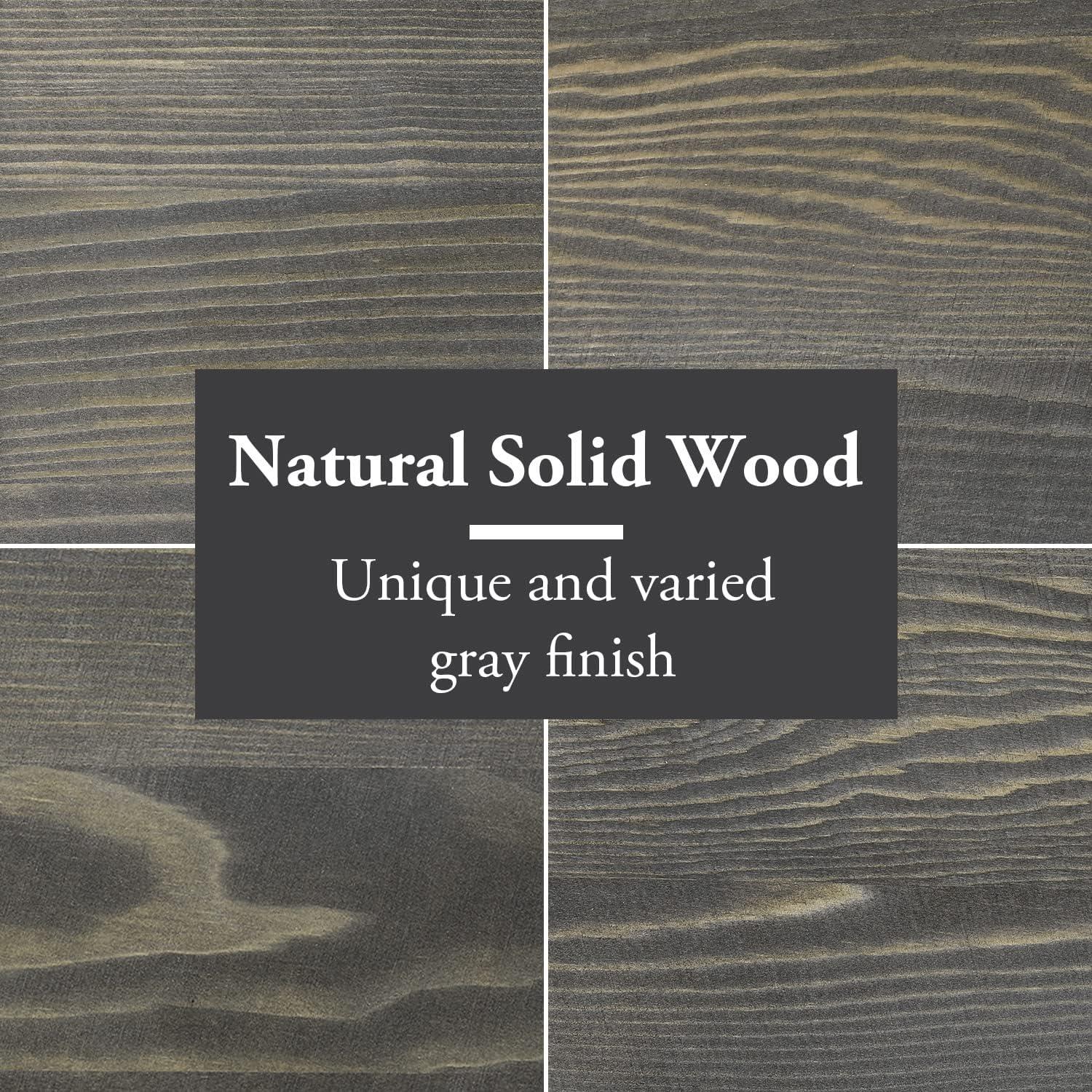 Organizador de Control Remoto MyGift de Madera Gris Oscuro