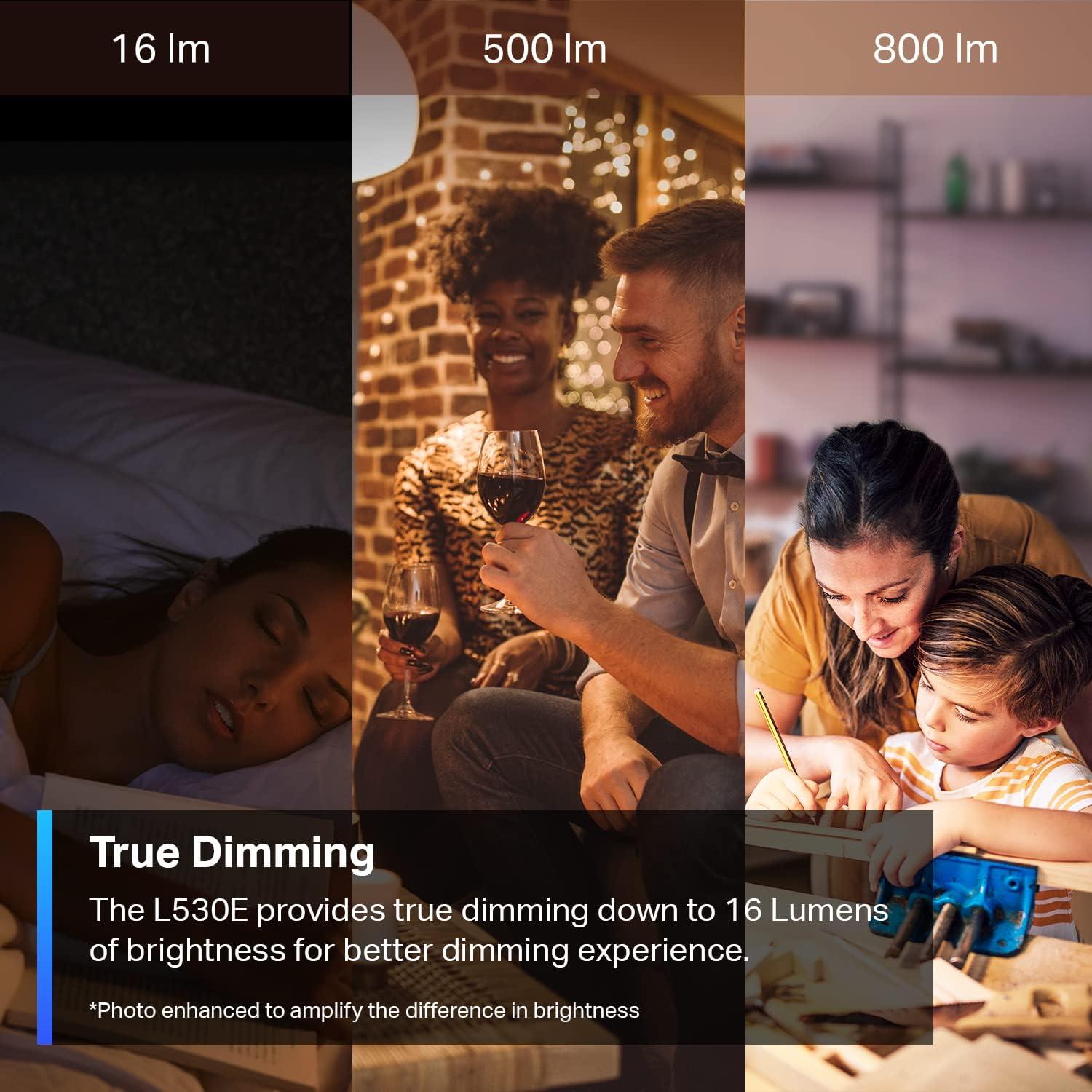 Bombillas Inteligentes TP-Link Tapo L530E, 4-Pack RGBW 800LM