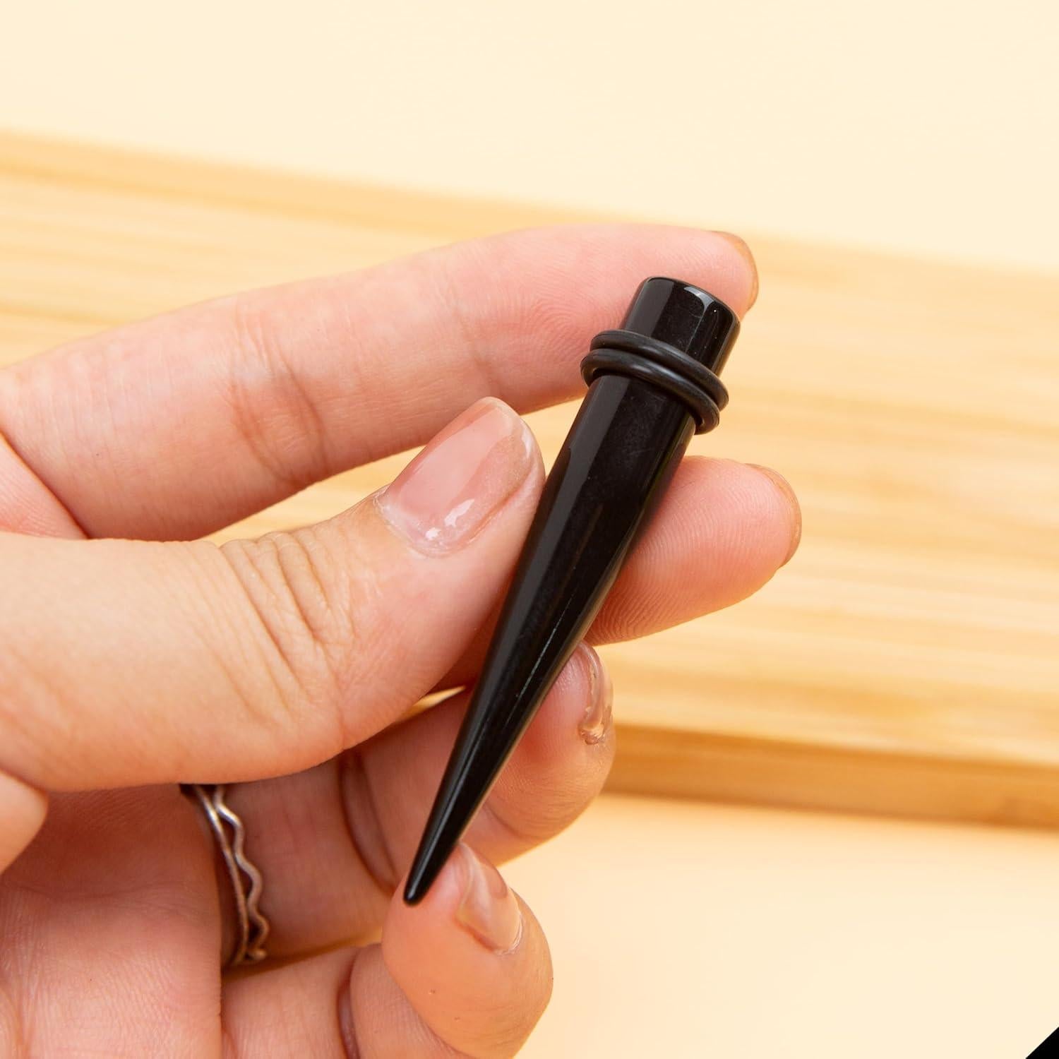 Kit de Estiramiento de Oídos Acrílico y Silicona 48 Piezas 14G-0000G