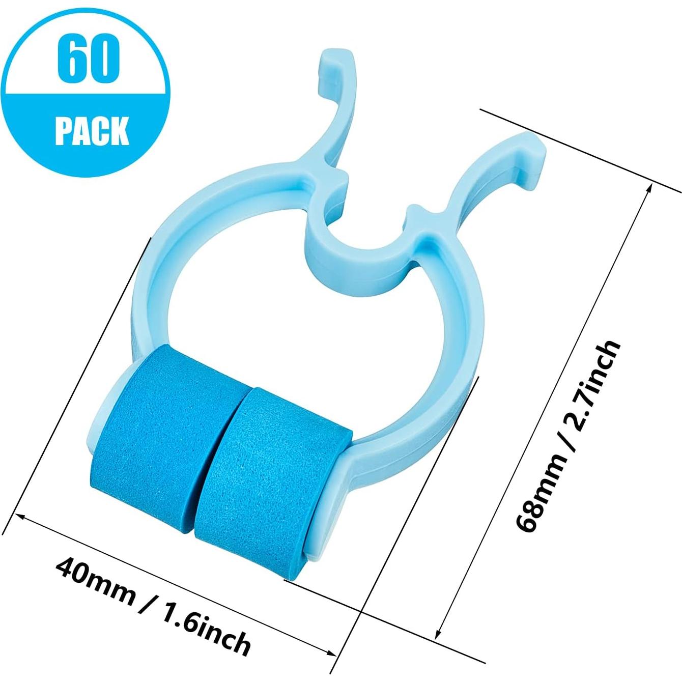 Clips de Parada Nasal de Espuma Frienda - 60 Piezas Azul