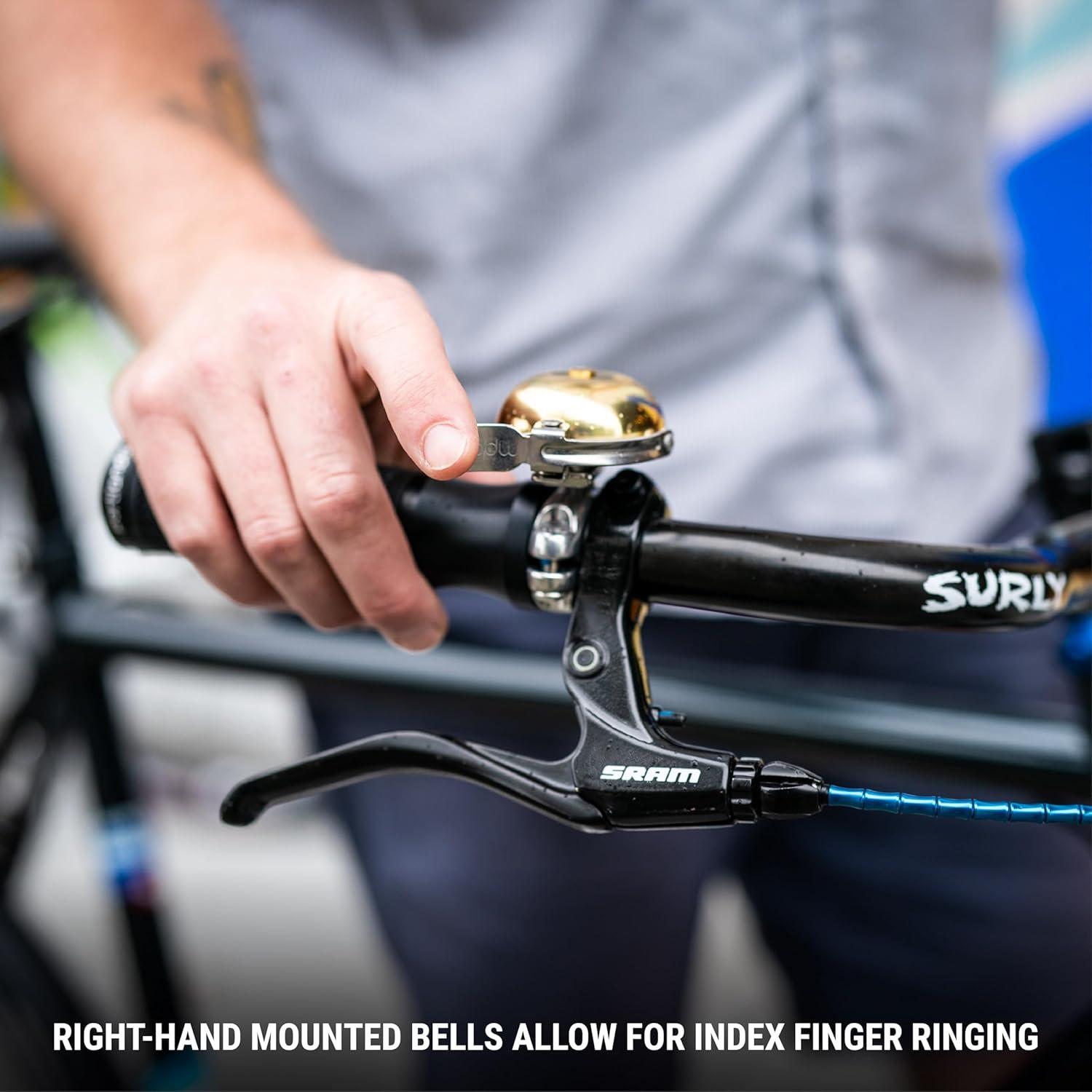 Portland Design Works King of Ding II Brass Bell