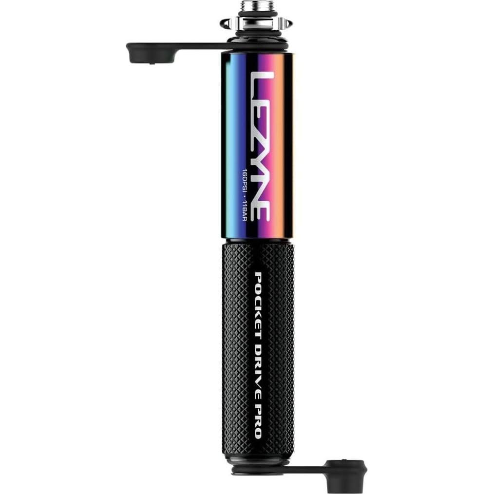 Bomba de Mano LEZYNE Pocket Drive Pro 14cm Alta Presión 160 PSI