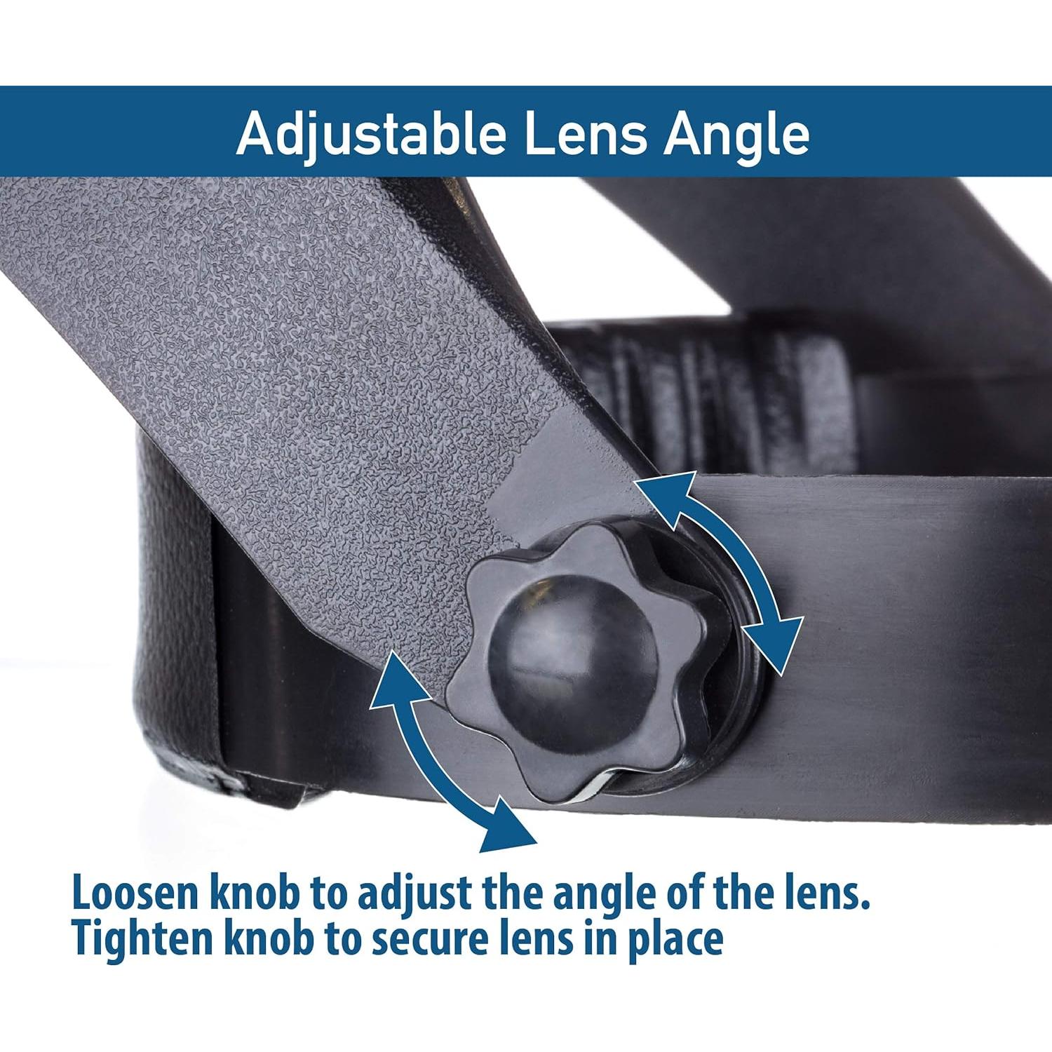 Lupa de Cabeza Iluminada SE MH1067L 4.5x Ajustable LED