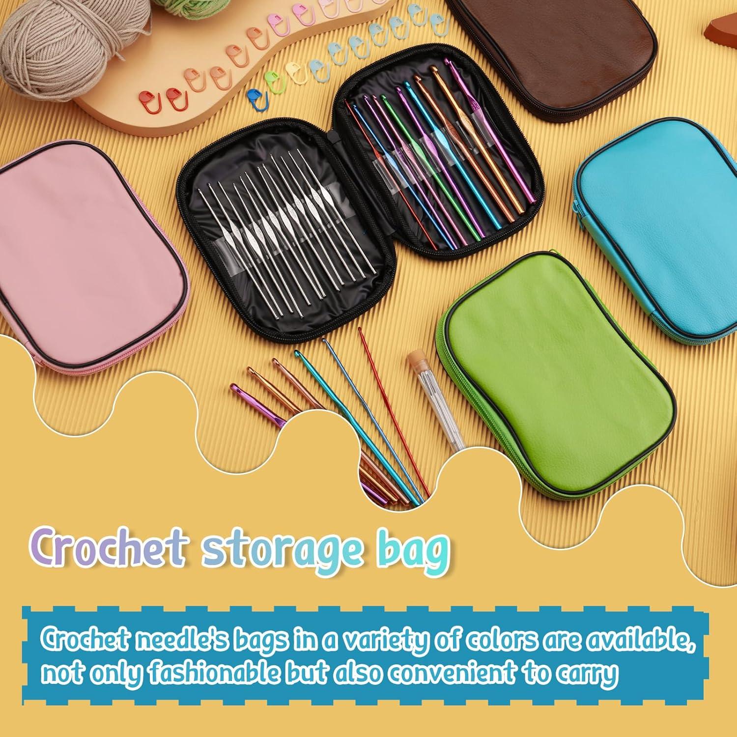 Juego de Ganchillos IMZAY 110 Pcs Ergonómico con Estuche