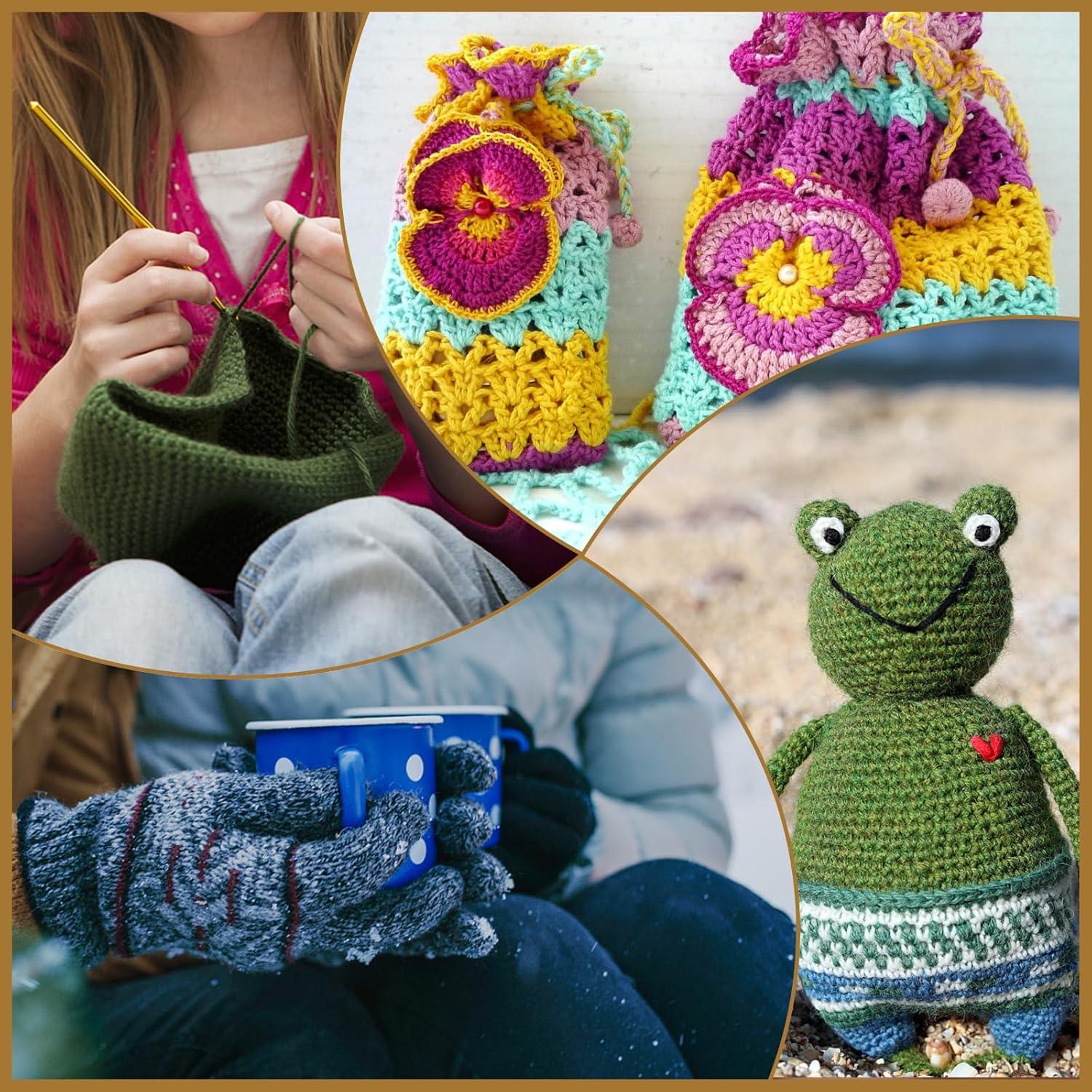 Juego de Ganchillos IMZAY 110 Pcs Ergonómico con Estuche