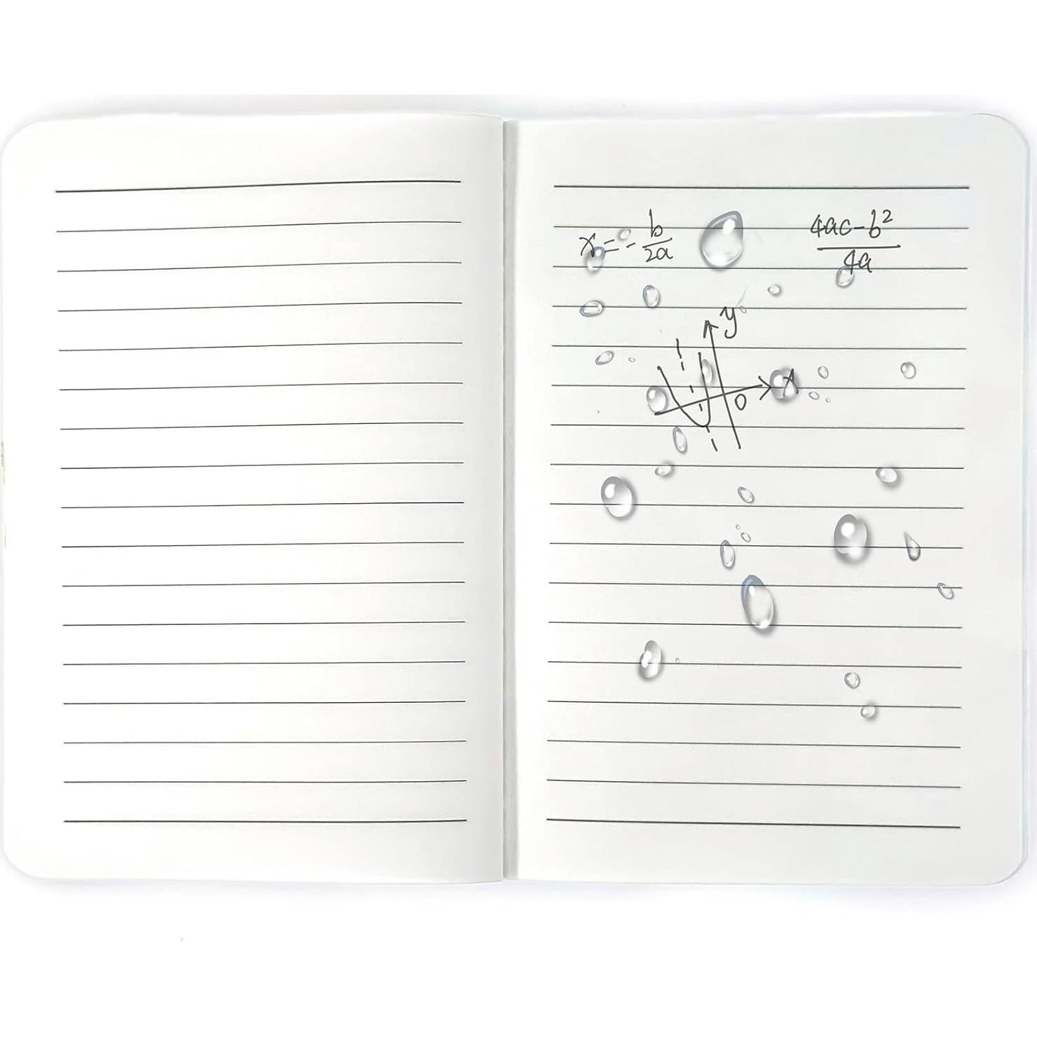 Paquete de 4 Notas Impermeables BIYAMI 13.5x9.1 cm Naranja