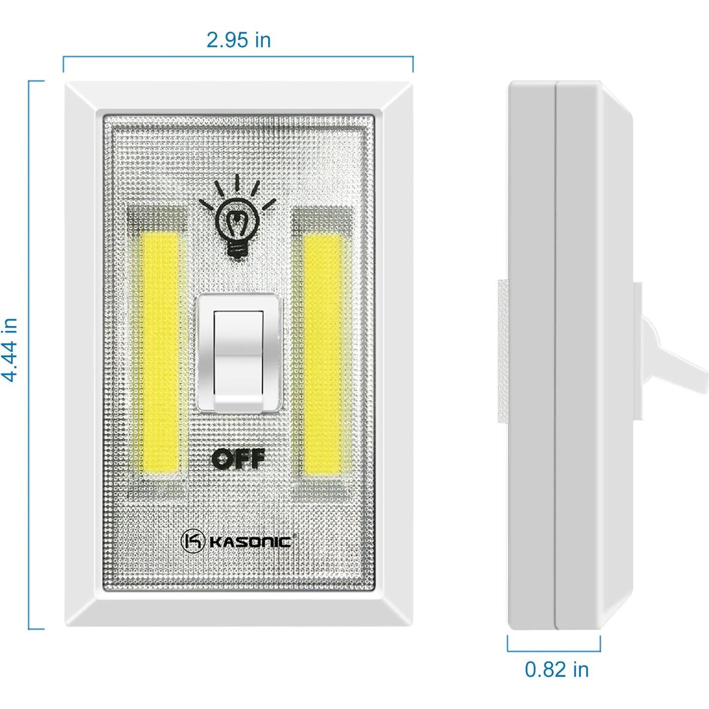 Luz Nocturna LED K KASONIC 200 Lúmenes Inalámbrica 4 Paquete
