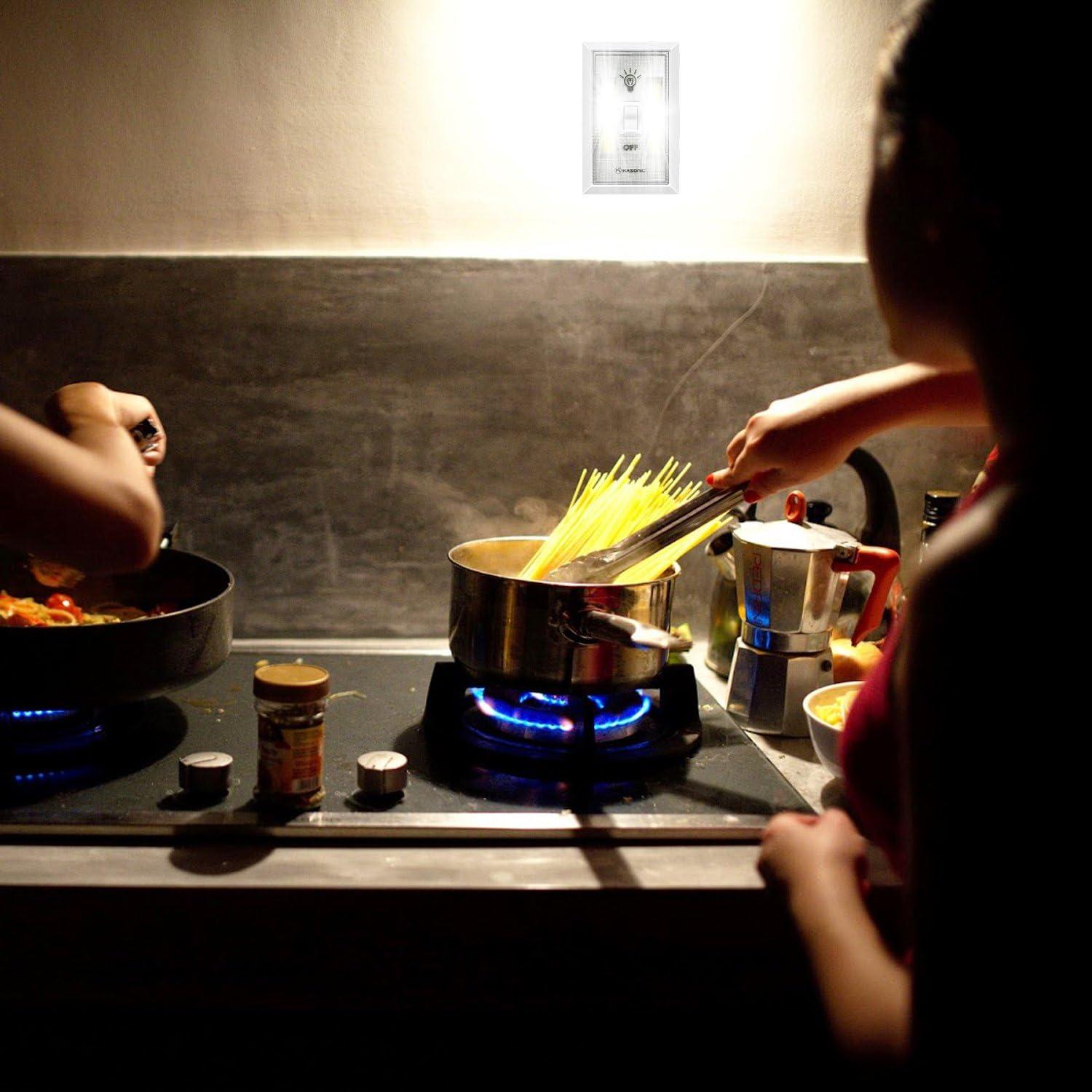 Luz Nocturna LED K KASONIC 200 Lúmenes Inalámbrica 4 Paquete