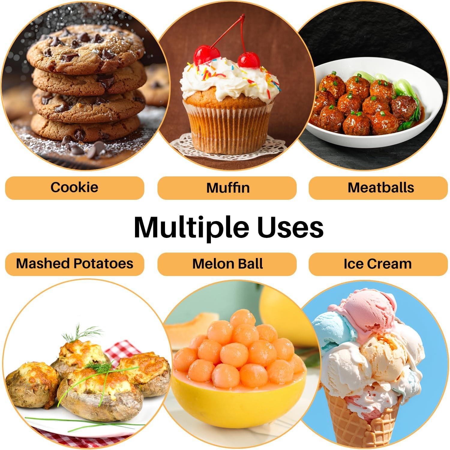 Cucharón para Galletas JUNADAEL #16 4 Cucharadas Acero Inoxidable