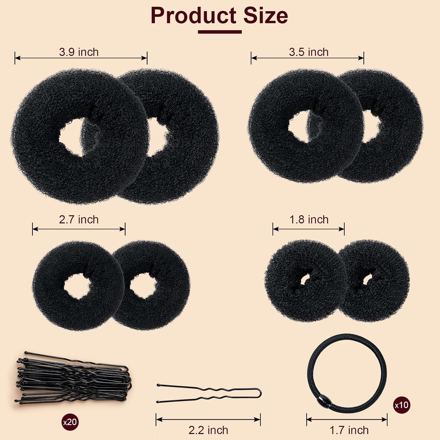 Juego de Hacedores de Moños de Cabello Amrules, 8 Piezas