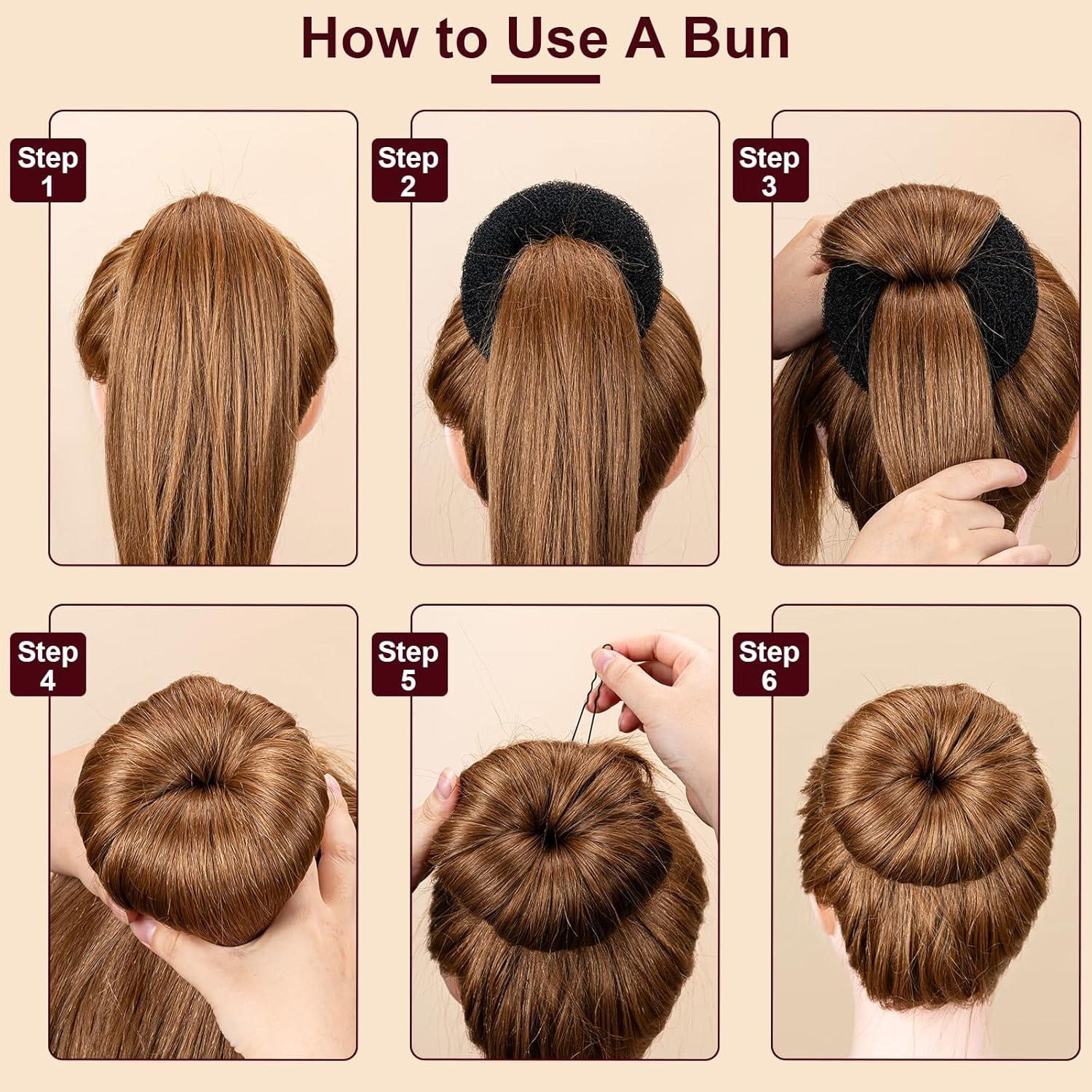 Juego de Hacedores de Moños de Cabello Amrules, 8 Piezas