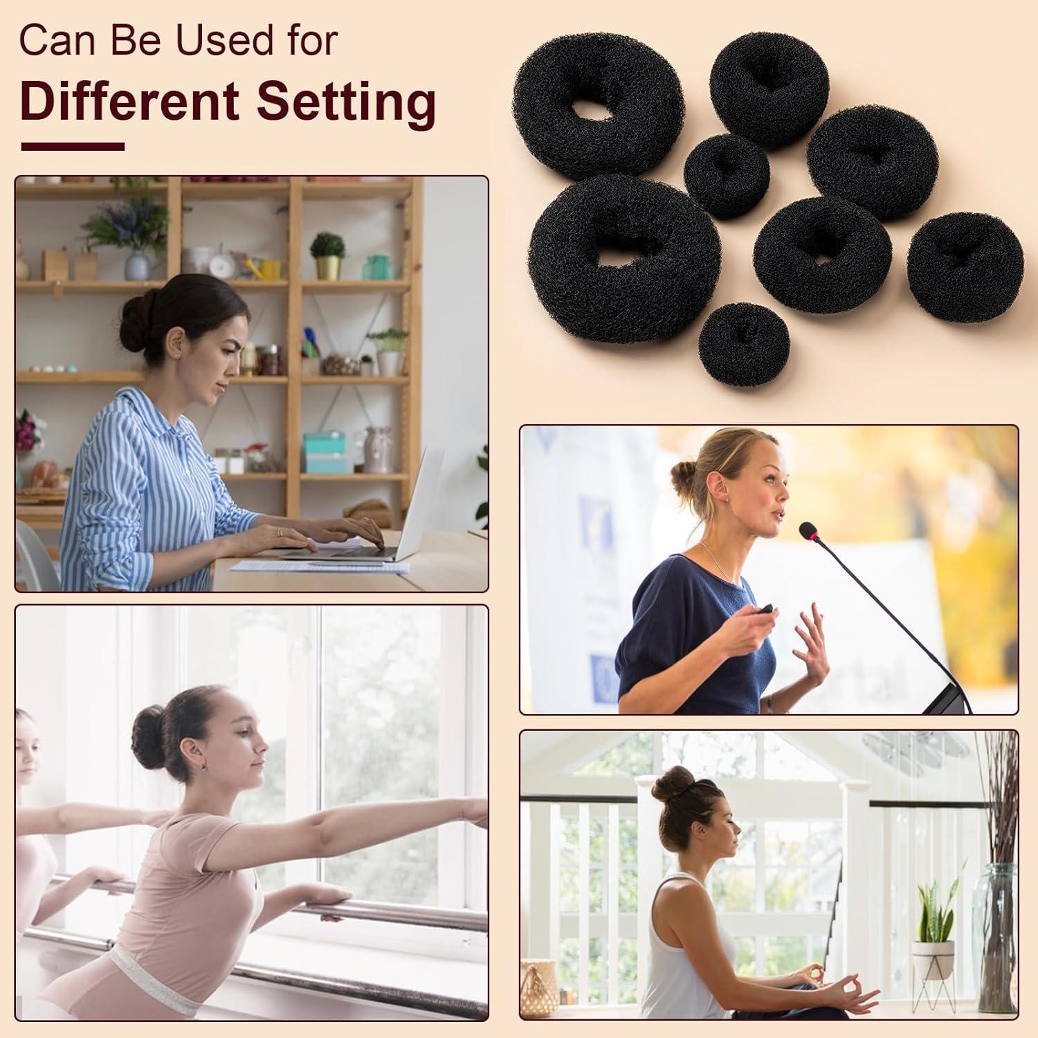 Juego de Hacedores de Moños de Cabello Amrules, 8 Piezas