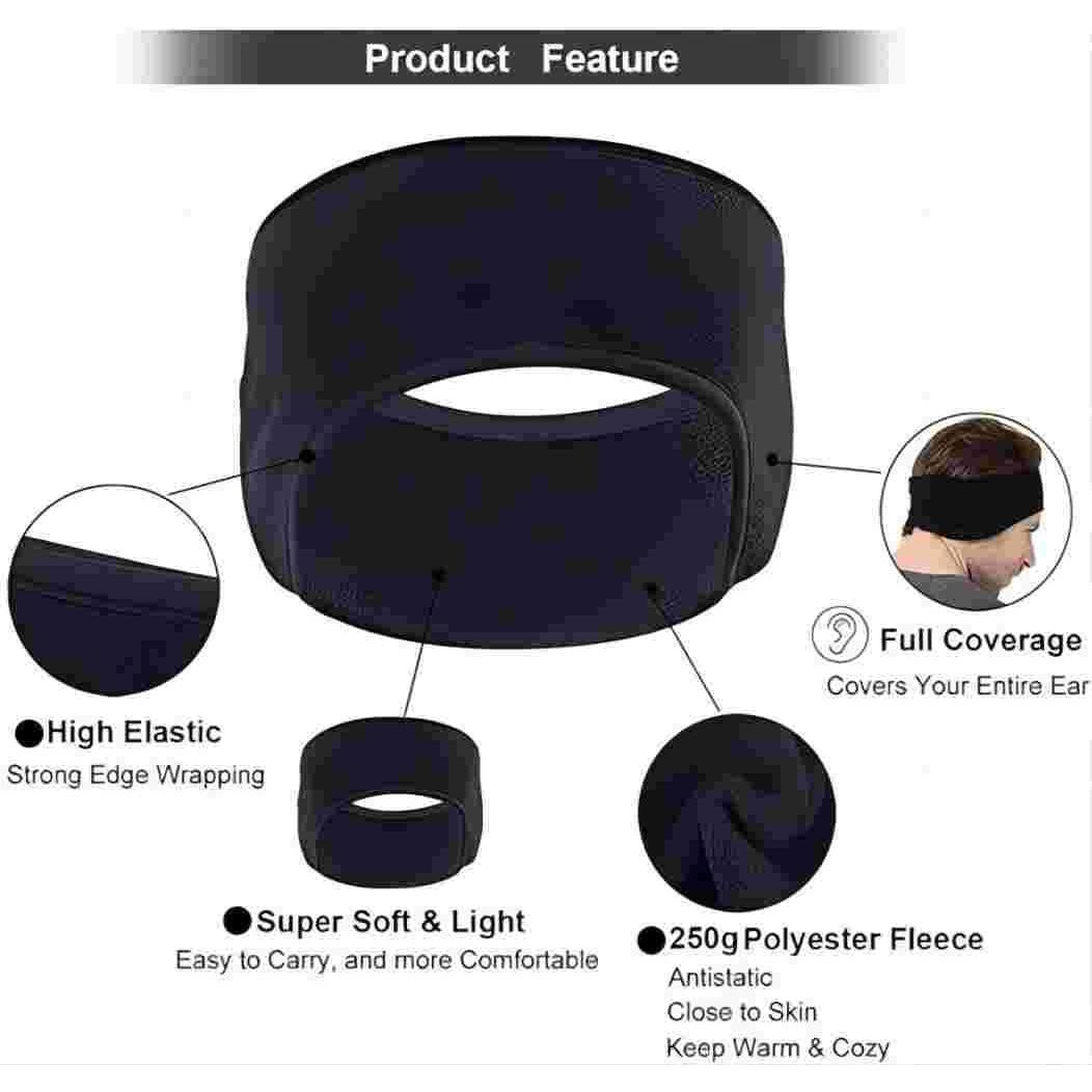 Diadema Calentadora de Oídos Renil para Invierno - Negro