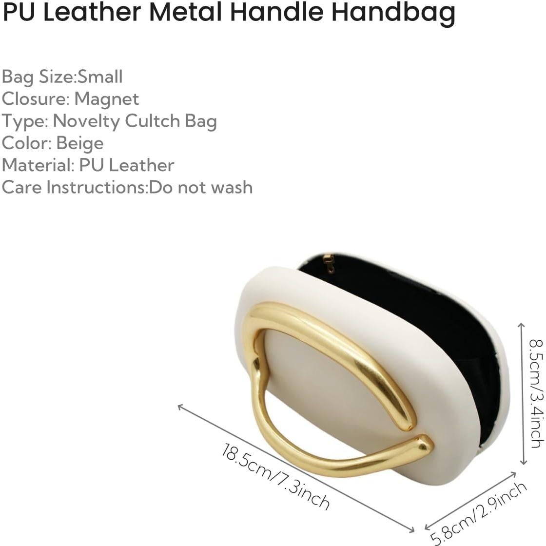 Bolso de mano PU Tasysain MAS09 compacto para mujeres