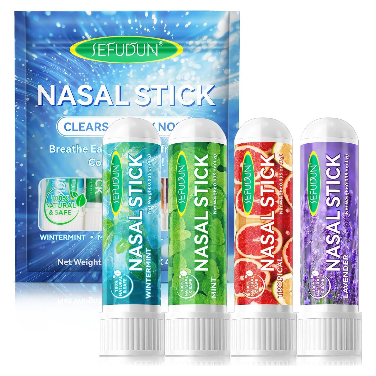 Set de Inhaladores Nasales Naturales NIFEISHI - 4 Piezas